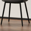 Sleek Black Dining Chair Set - Modern Comfort in Every Seat!