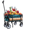 Cyan Collapsible Utility Wagon with Liners