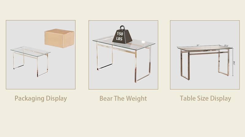 Sleek Glass Dining Table for Modern Living