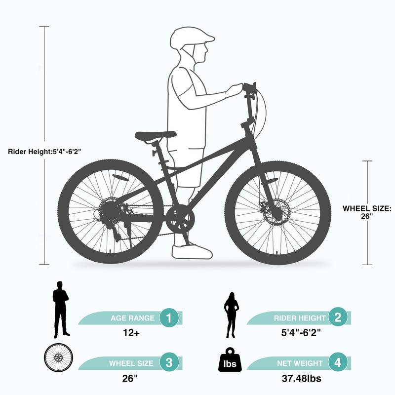 Adventure Kids Bike with Double Disc Brakes