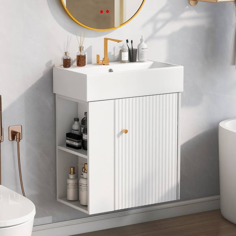 Sleek Floating Vanity for Cozy Bathrooms