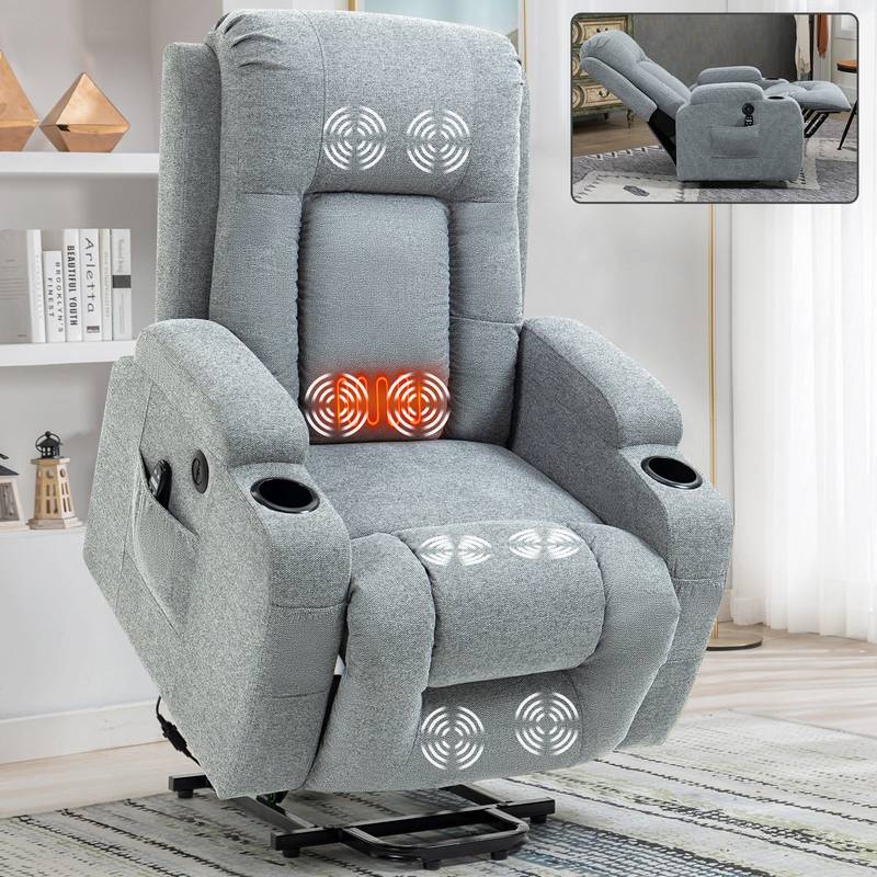 Super Comfort Lift Recliner with Massage and Heat