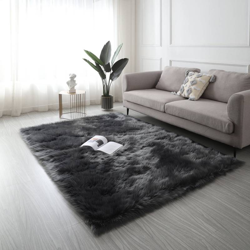 Snuggle Soft Faux Fur Area Rug