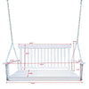 Cozy Hanging Porch Swing with Armrests
