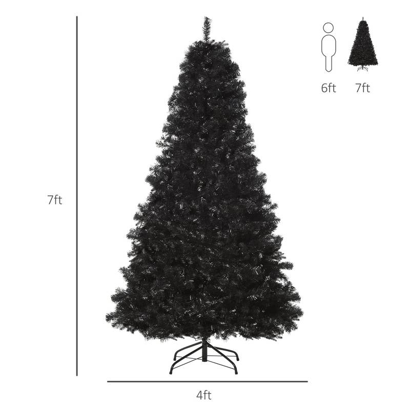 Spooky Black Douglas Fir Christmas Tree