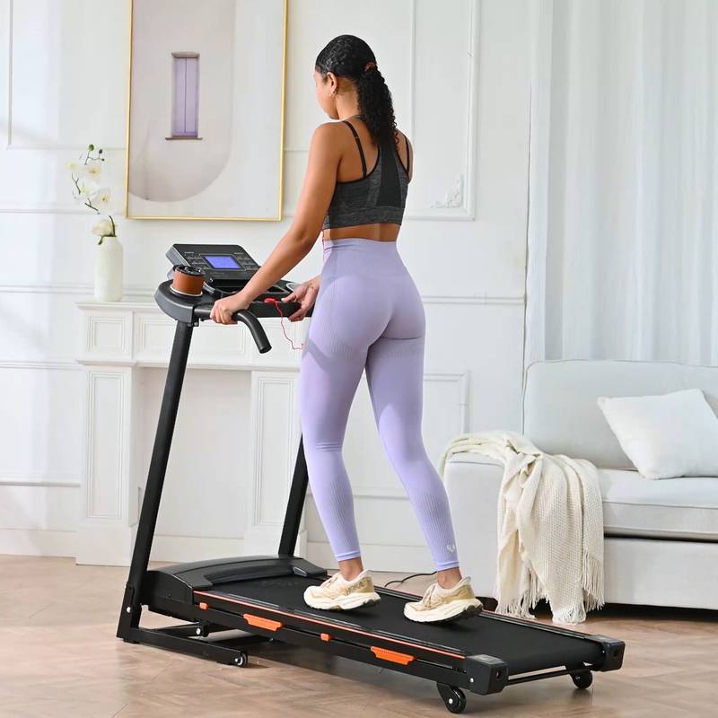Smart Foldable Treadmill with Bluetooth and Incline