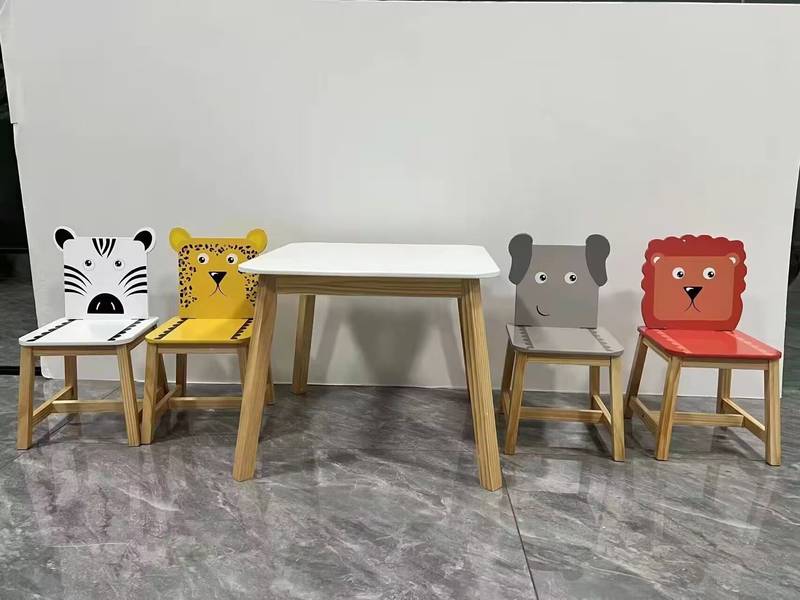 Animal Fun Kids' Table & Chair Set