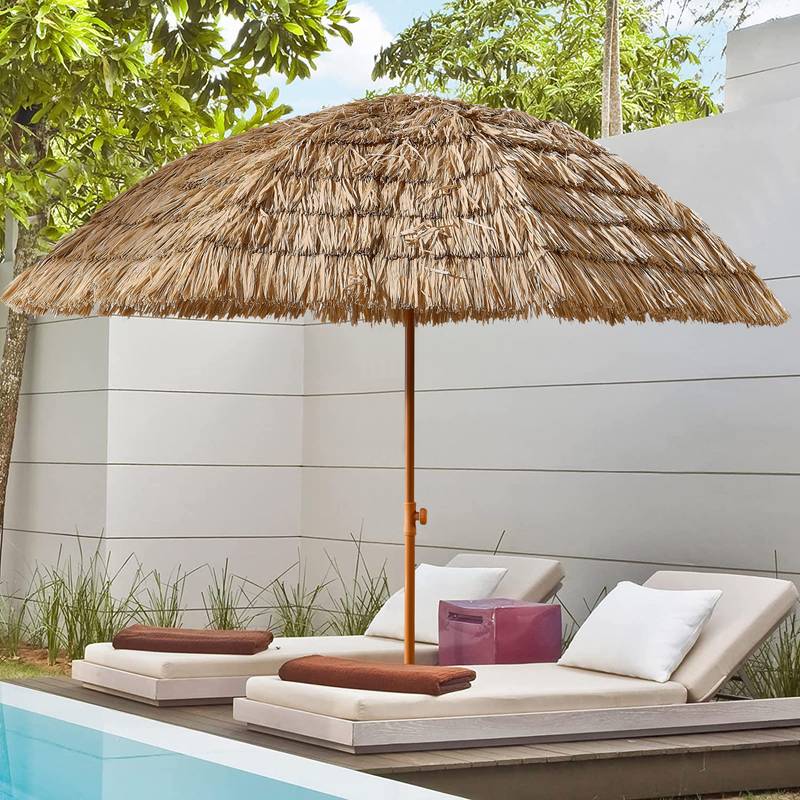 Tropical Tiki Hut Umbrella