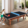 Portable Black Ping Pong Table Top for Indoor Fun