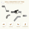 PawHut Cat Climber Wall Set