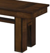 Chic Walnut Dining Bench