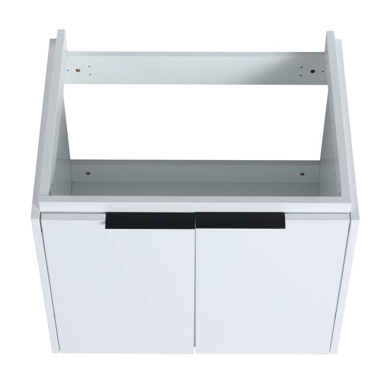 Chic Soft-Close Bathroom Vanity with Sink and Shelves