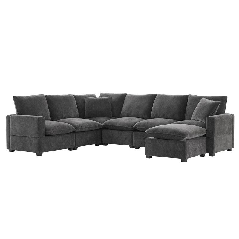 Chic Modular U-Shaped Sofa Set