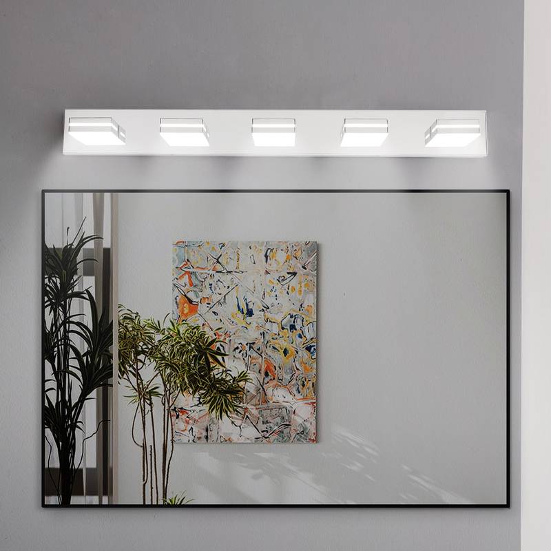 Sleek Chrome LED Vanity Light - Perfect for Your Bathroom!