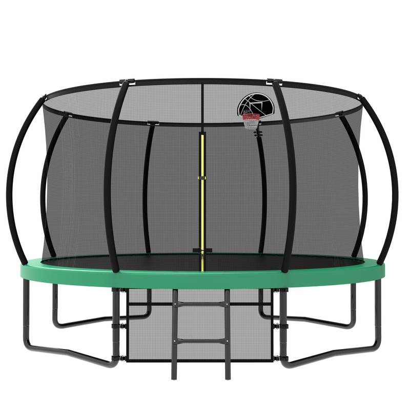 JumpSphere Trampoline for Kids with Safety Net and Ladder