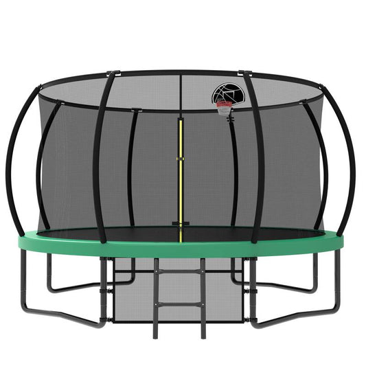 JumpSphere Trampoline for Kids with Safety Net and Ladder