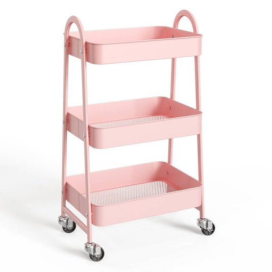 Versatile Rolling Cart - Stylish Storage for Every Room