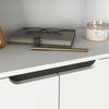 Elegant Glass-Front Storage Bookcase