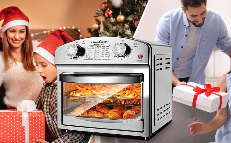 Versatile Silver Convection Oven – Bake, Roast, Toast & More!
