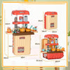 Kid's Foldable Kitchen Playset – Travel Fun & Pretend Cooking Adventure!