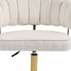 Chic Velvet Swivel Desk Chair