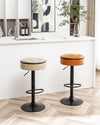 Stylish Swivel Bar Stools - Set of Two
