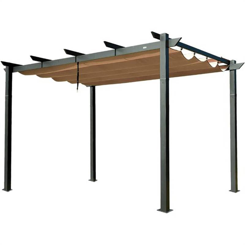 Chic Aluminum Pergola with Sun Shade for Stylish Outdoor Spaces
