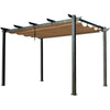 Chic Aluminum Pergola with Sun Shade for Stylish Outdoor Spaces