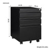 Locking Rolling File Cabinet – Secure & Mobile Storage Solution for Your Office