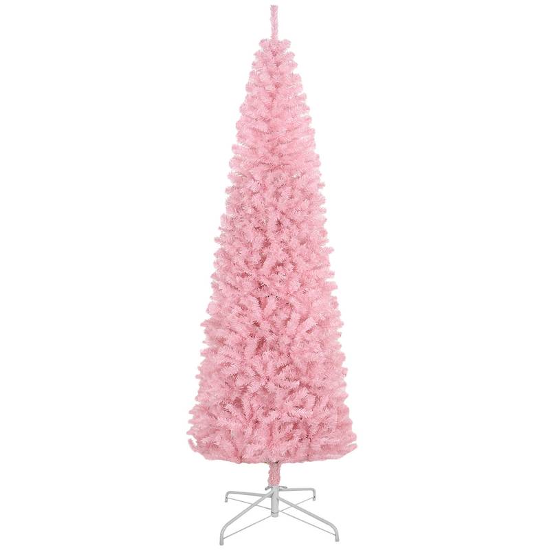 Pink Slim Douglas Fir Christmas Tree