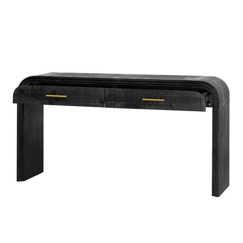 Vintage Charm Three-Piece furniture Set in Antique Black