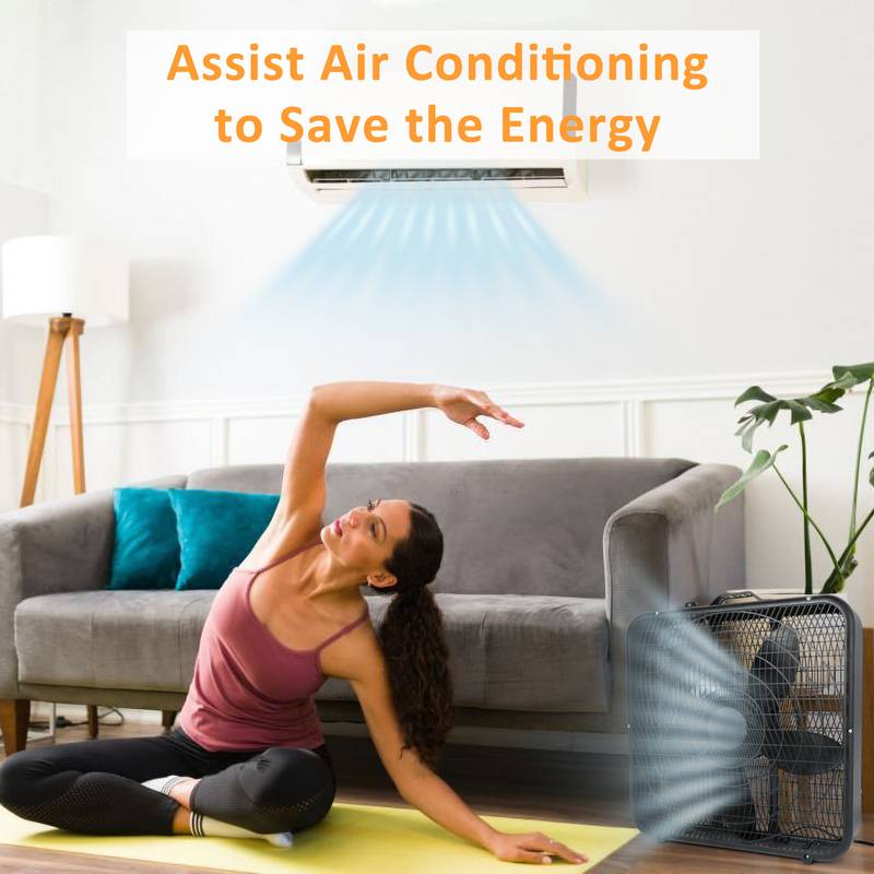 BreezeBuddy Portable Fan - Three-Speed Cooling Comfort for Home or Office