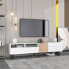 Stylish TV Stand with Ample Storage & Drop-Down Door