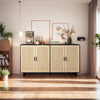 Chic Rattan Storage Cabinet