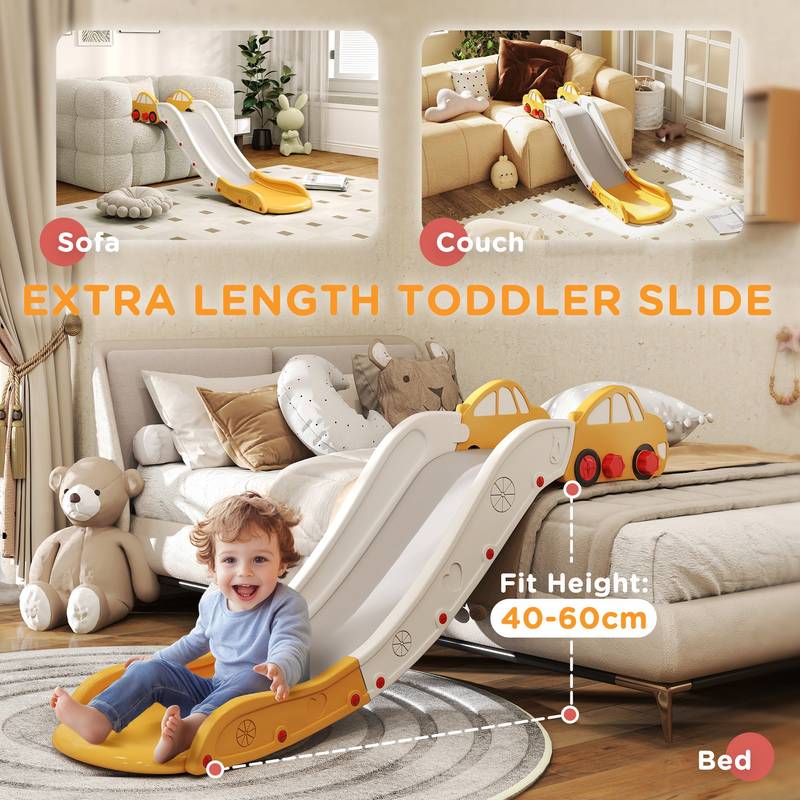 Sunny Slide for Kids - Fun Couch & Bed Playtime!