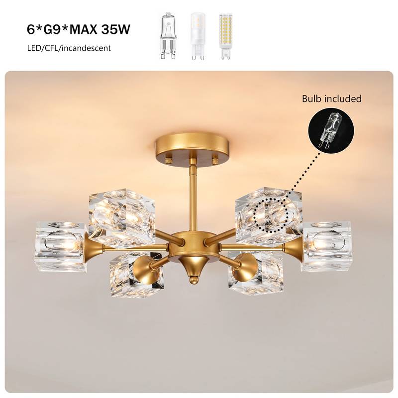 Glam Crystal Pendant Light