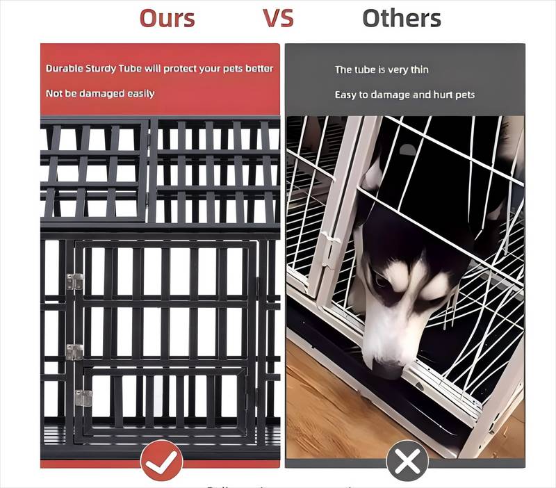 Tough Pup Roofed Dog Crate