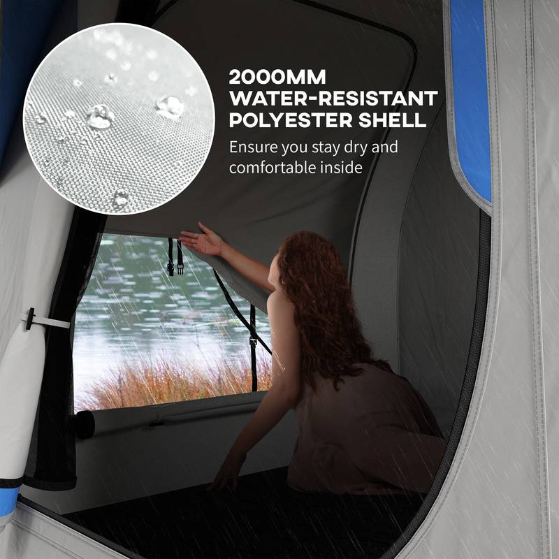 Outsunny Adventure Truck Tent - Spacious Waterproof Camping Shelter for Family Fun!