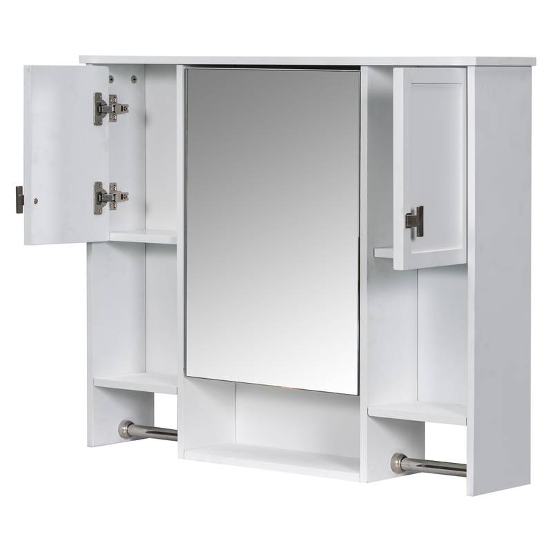 Sleek Wall-Mounted Bathroom Storage & Mirror Cabinet