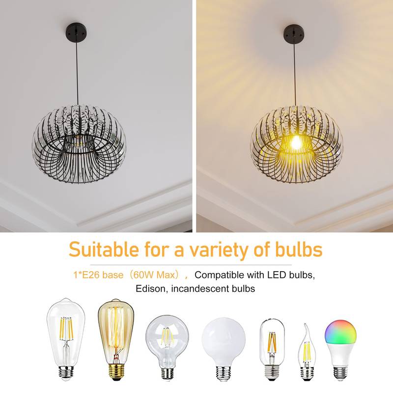 Sleek Black Crystal Chandelier - Dimmable & Color Adjustable Lighting Fixture