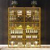 Chic LED Wine Tower Cabinet
