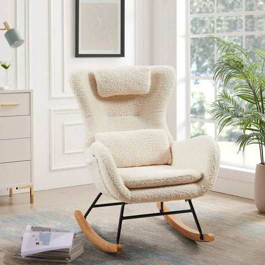 Cozy Modern Rocking Chair for Nurseries