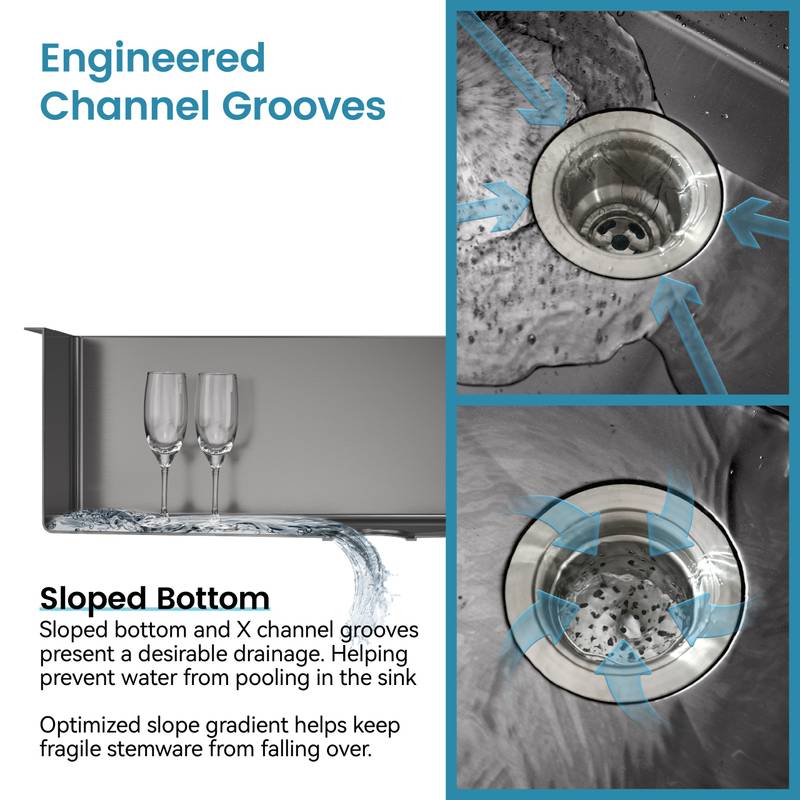 Chef's Dream Undermount Sink with Cutting Board & Colander