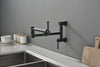 Brass Wall-Mounted Pot Filler Faucet