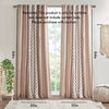 Chic Cotton Stripe Curtain Panel