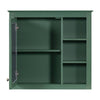 Sleek Mirror Medicine Cabinet with Open Shelves