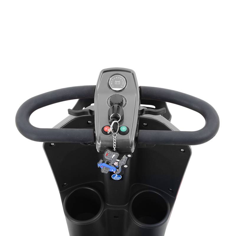 EasyGo Gray Compact Scooter with Cup Holders & USB Charging