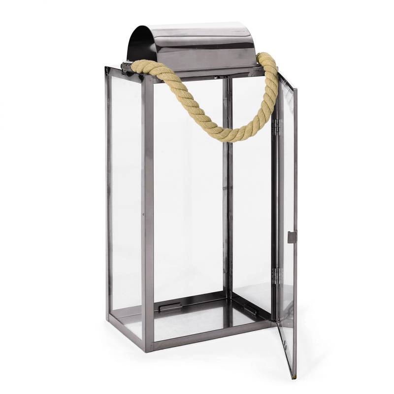 Shimmering Steel Lantern
