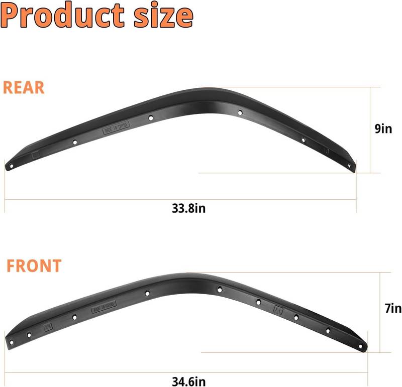 Off-Road Fender Set for Jeep Wrangler & Gladiator