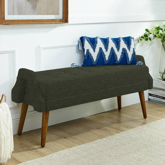 Chic Cozy Bench with Stylish Armrests